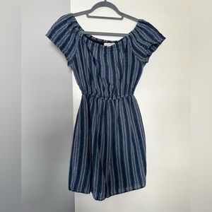 Blue Striped Dress
